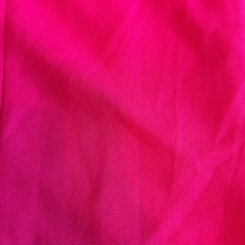 Women's Vintage Liz Claiborne Dress Pink Embroidered w/Slit X-Back Detail Size 8 - Picture 10 of 16